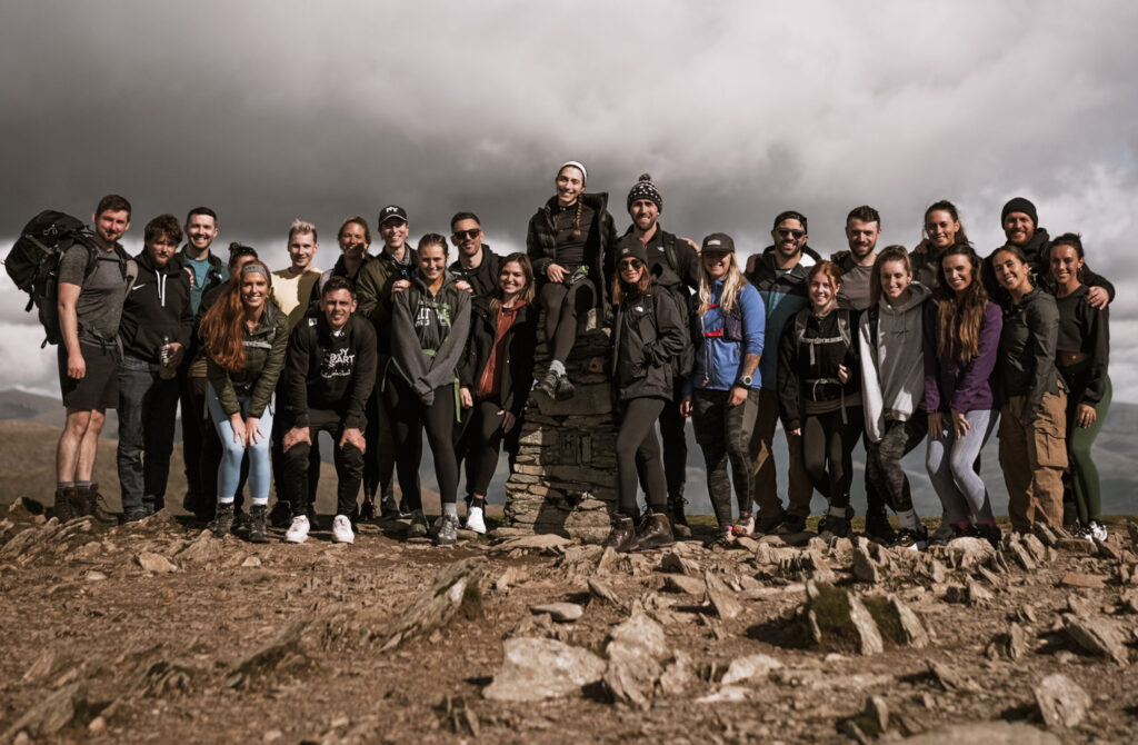 The Body Smart team at the top of The Old Man of Coniston